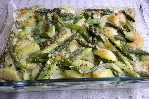 Potato – Asparagus – Gratin