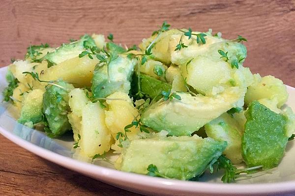 Potato – Avocado Salad with Cress