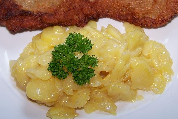Potato Salad, Warm and Without Mayonnaise