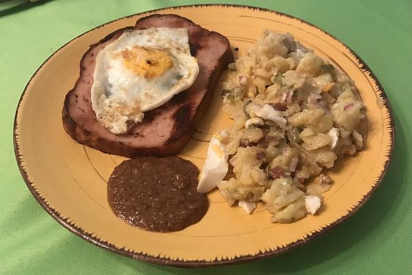 Potato Salad with Bacon Sauce