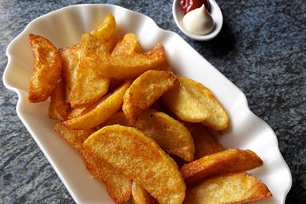 Potato Wedges, Homemade