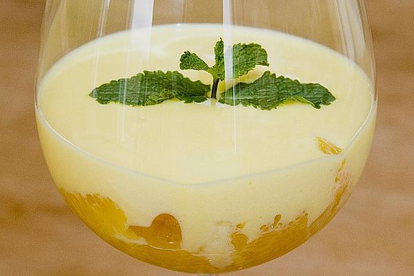 Prosecco – Zabaione on Orange Fillets