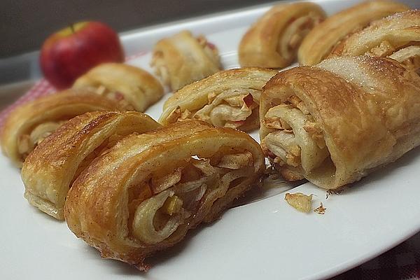 Puff Pastry Apple Franzbrötchen