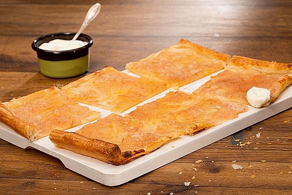 Puff Pastry Tart with Apple and Pear