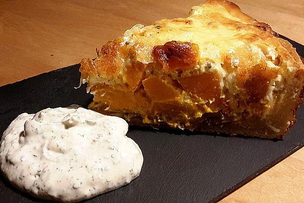 Pumpkin and Mushroom Bacon Quiche