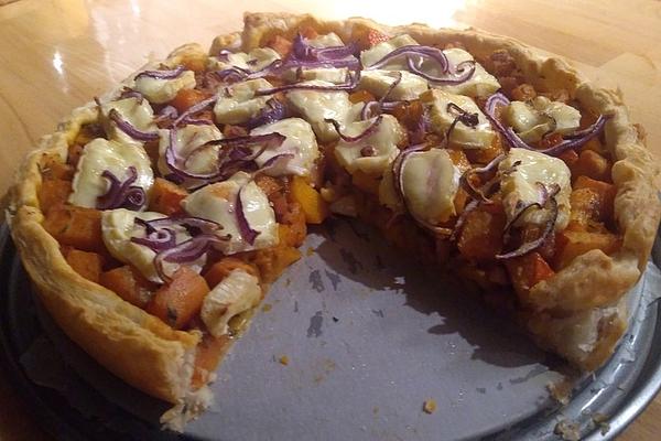 Pumpkin and Sweet Potato Tart