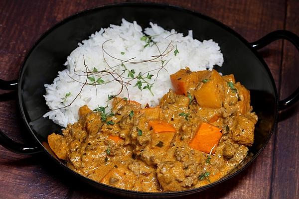 Pumpkin-pan with Minced Meat