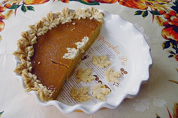 Pumpkin Pie with Brandy Cream