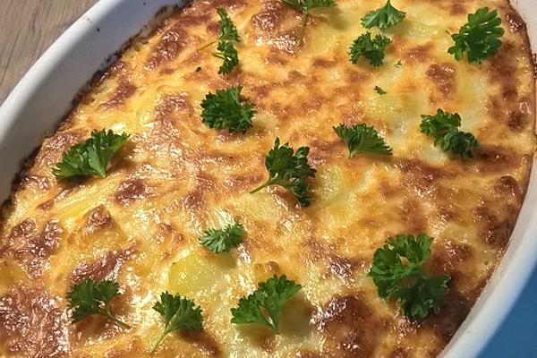 Pumpkin, Potato, Spinach and Salmon Casserole