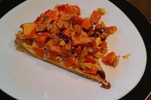 Pumpkin Quiche with Cranberries