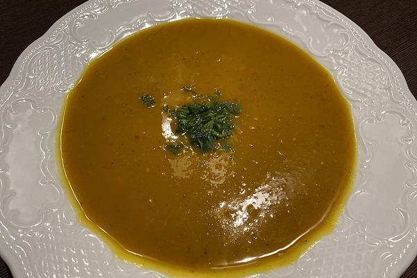 Pumpkin Soup with Chestnuts