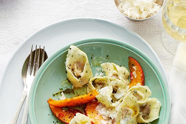 Pumpkin Tortellini Seasoned for Christmas
