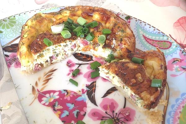 Quiche Lorraine with Puff Pastry