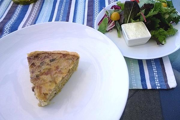 Quiche Lorraine with Walnuts