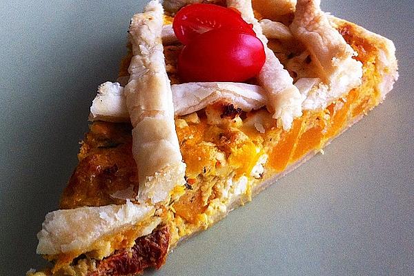 Quiche with Pumpkin and Sundried Tomatoes