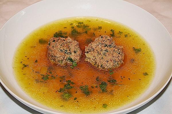 Quick Liver Dumpling Soup
