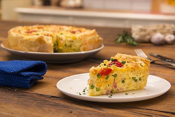 Quick Macaroni Quiche