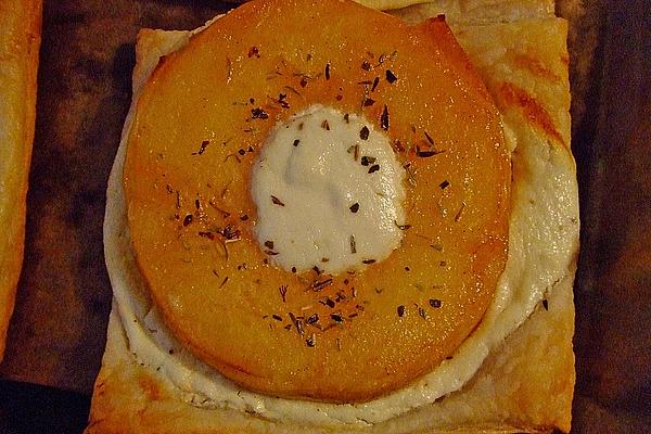 Quince Puff Pastry Squares with Feta
