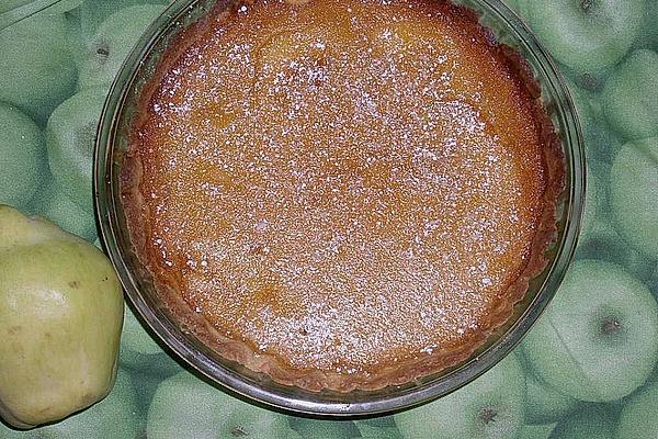 Quince Tart with Butter Caramel