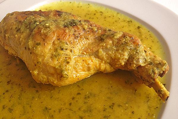 Rabbit Legs with Mustard and Tarragon