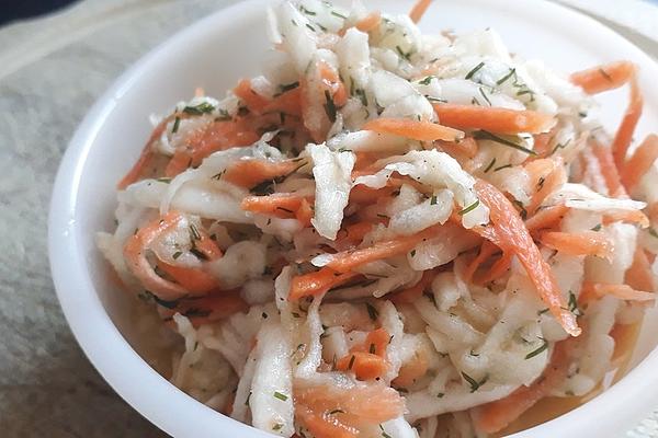 Radish Salad with Oil and Vinegar