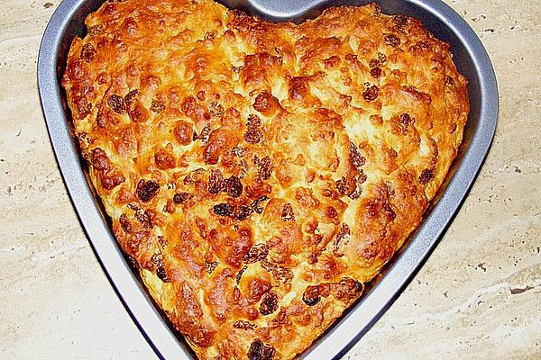 Raisin Bread with Cottage Cheese
