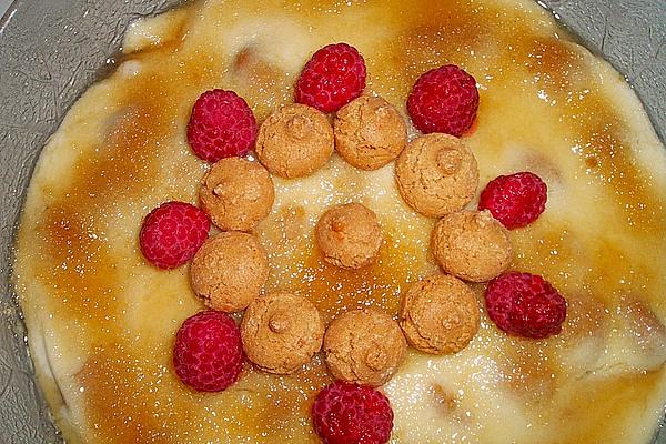 Raspberry Amarettini Cream