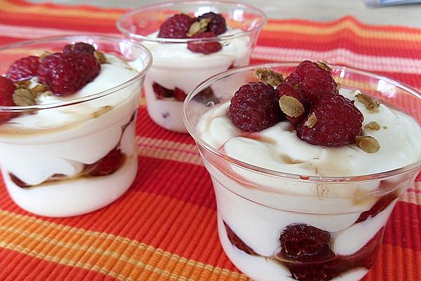 Raspberry Cream with White Chocolate