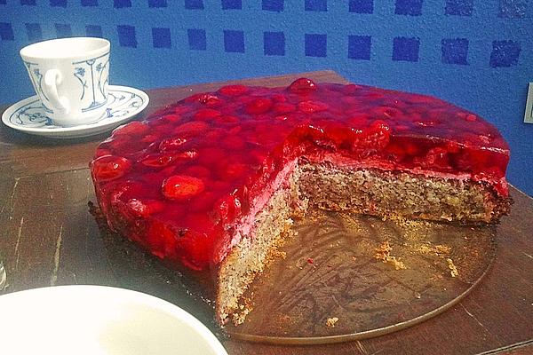 Raspberry Nut Cake