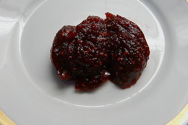 Raspberry Pineapple Jam with Lemon Balm
