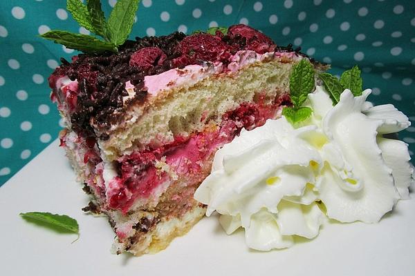 Raspberry Tiramisu with Lemon Cream