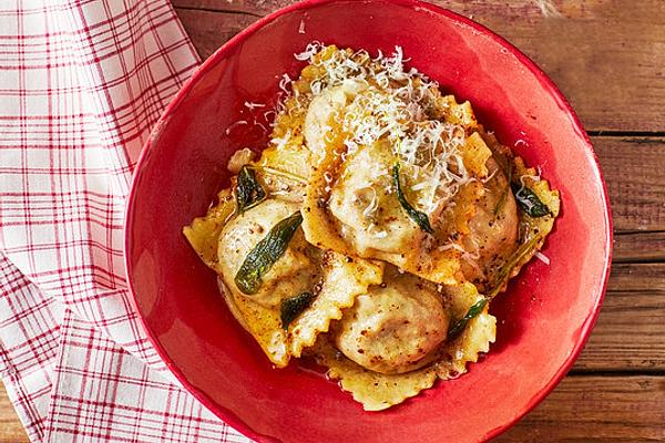 Ravioli with Mushroom Filling