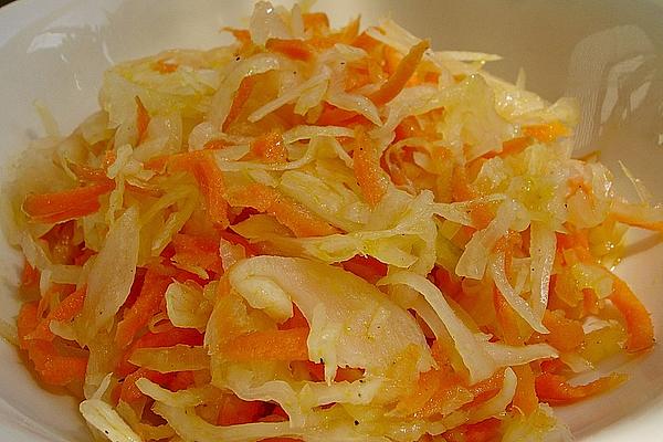 Raw White Cabbage Salad