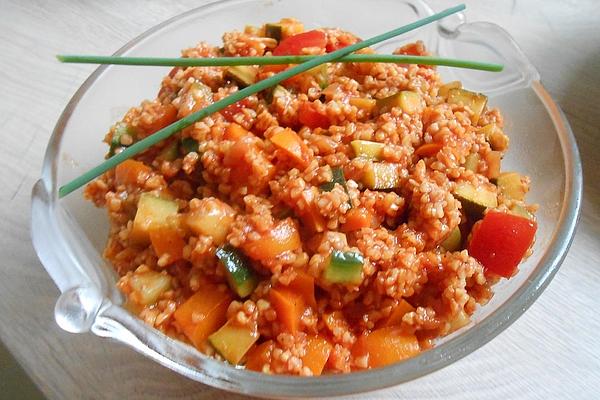 Red Bulgur Salad