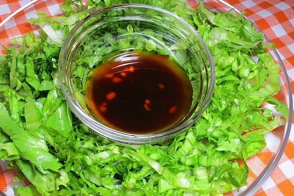 Red Salad Dressing with Ajvar and Raspberry Jelly