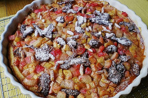 Rhubarb – Fig Tart