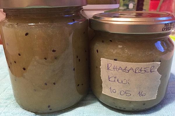 Rhubarb – Kiwi – Jam