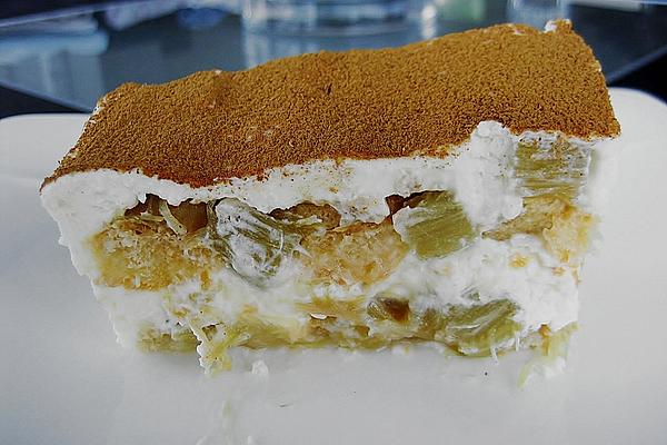 Rhubarb Tiramisu