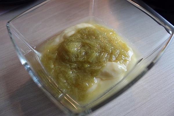 Rhubarb – Vanilla – Pudding