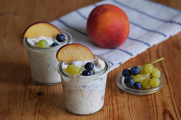 Rice Dessert with Fruits