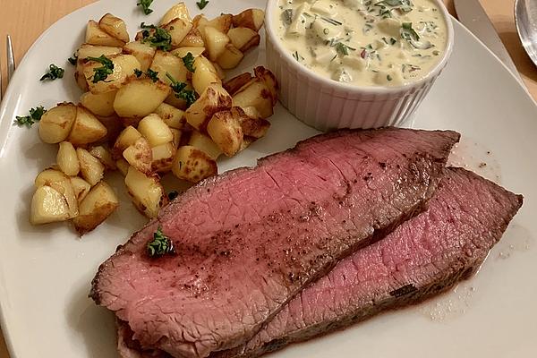 Roast Beef with Tartar Sauce