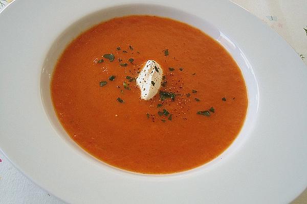 Roasted Pepper and Carrot Soup