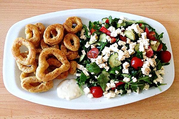 Rocket Salad with Calamari