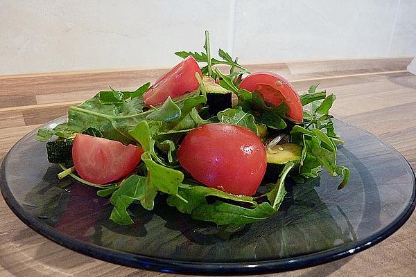 Salad Made from Lukewarm Grilled Vegetables