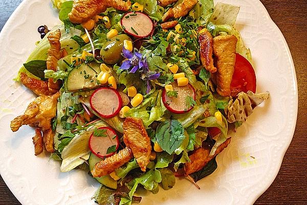 Salad Plate with Chicken