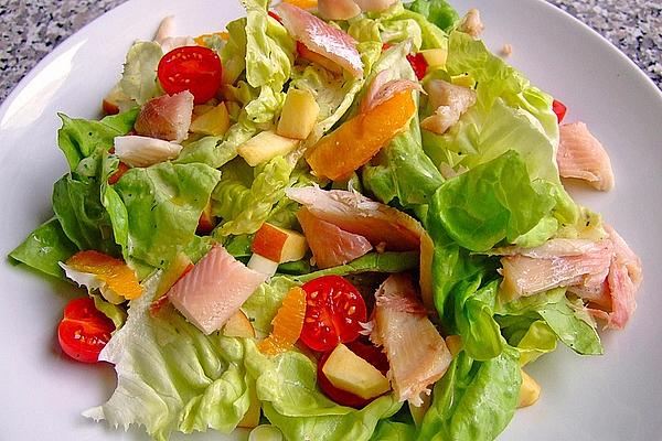 Salad with Trout Fillet According To Laura