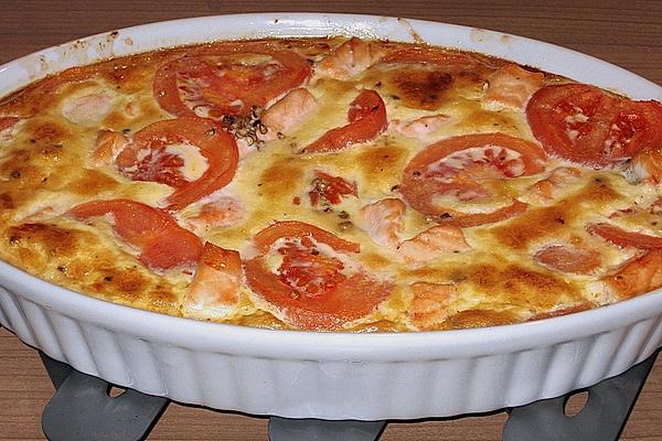 Salmon Au Gratin Casserole