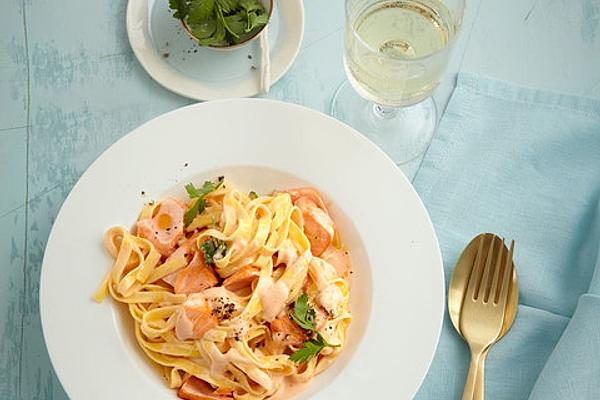 Salmon Cream Sauce for Pasta