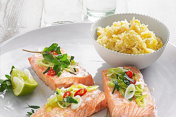 Salmon Fillet from Steamer