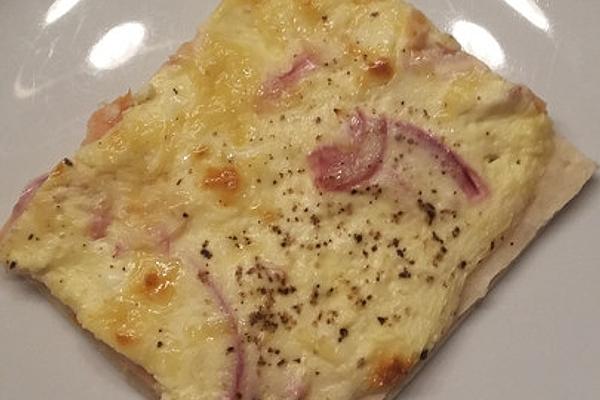 Salmon Tarte Flambée